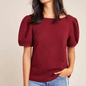 Anthropologie Parker Puff-Sleeved Top by Porridge